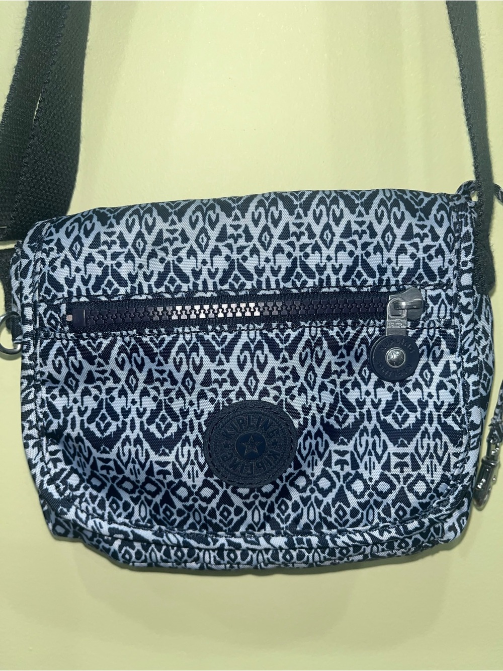 Kipling Mini Crossbody Bag Navy Blue With Adjustable Strap